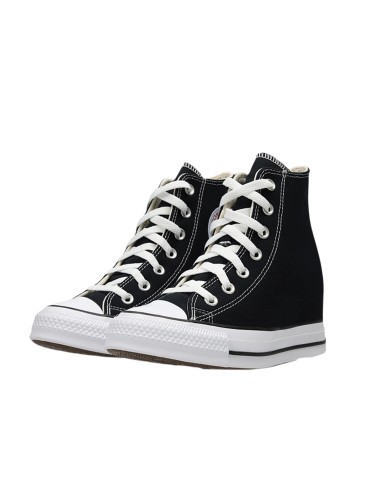 Converse nera con zeppa